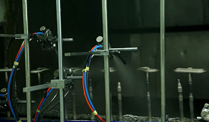 Plastic parts’ spraying